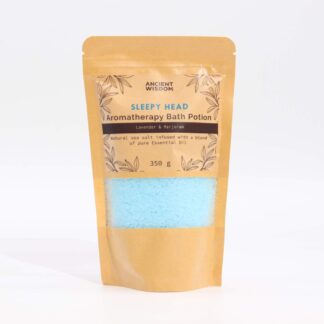 Aromatherapy Bath Potion in Kraft Bag 350g - Sleepy Head
