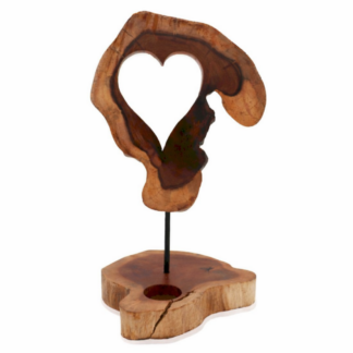 Candle Holder Sign - Heart Shape