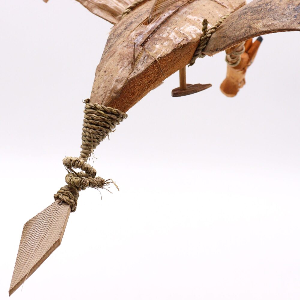 Natural Coconut Dragon Mobile 37cm