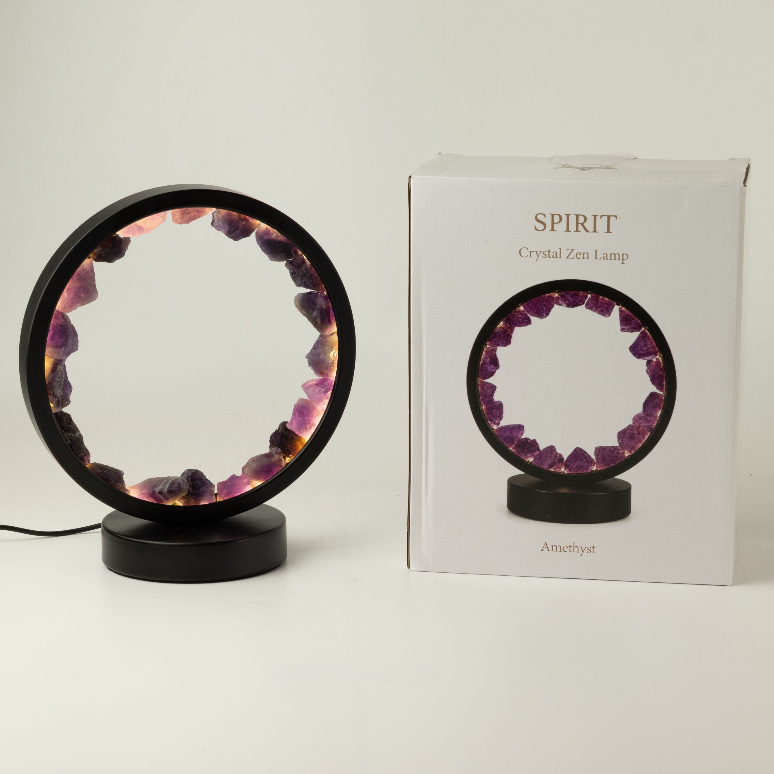 Gemstone Halo Lamp - Zen Spirit - Amethyst