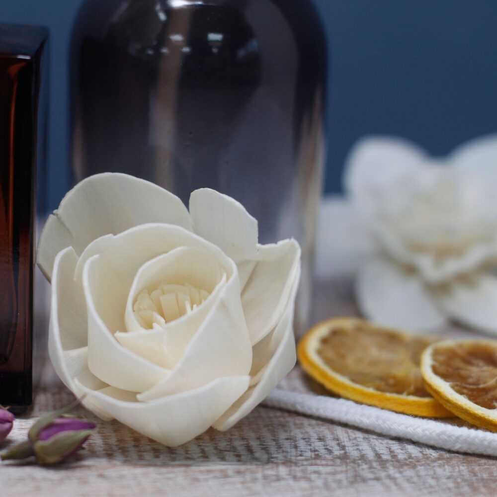 Natural Diffuser Flowers – Large Rose on String