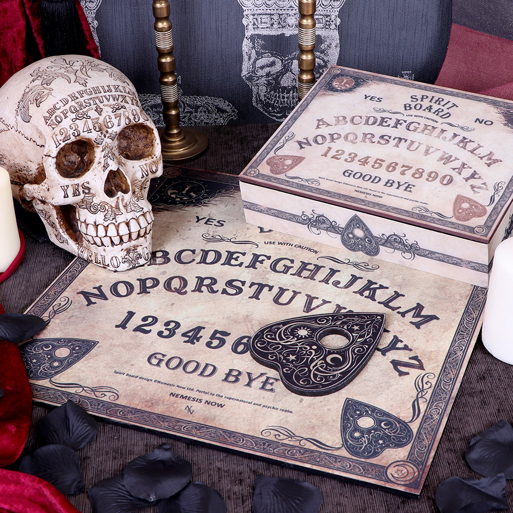 Antiqued Beige Spirit Talking Board with Planchette 38.5cm
