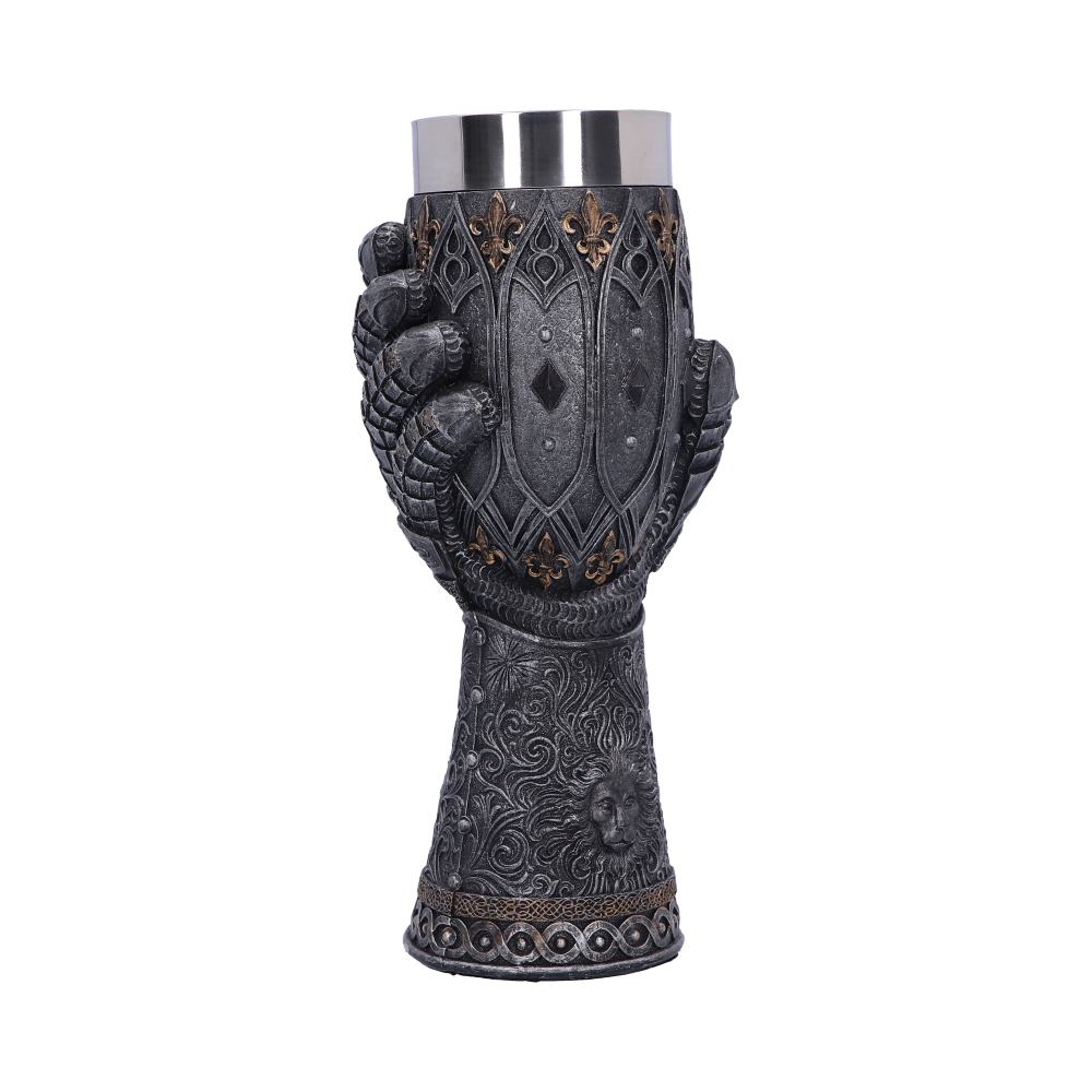 Medieval Lion Heart Gauntlet Armour Goblet