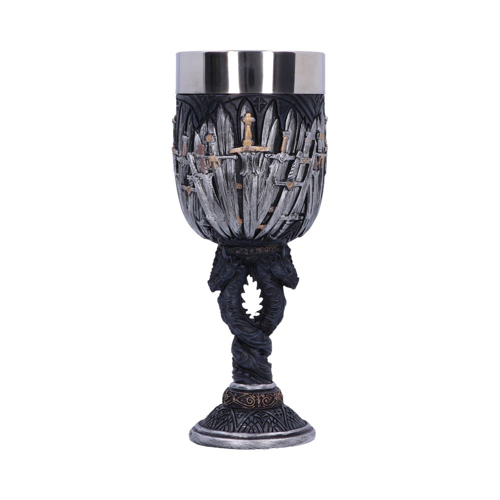Nemesis Now Medieval Sword Dragon Wine Goblet 17.5cm