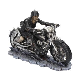 Hell on the Highway Skeleton Motorbike Ornament Figurine by James Ryman 20.5cm