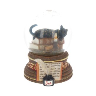 Lisa Parker Witching Hour Cat Snowglobe 11cm