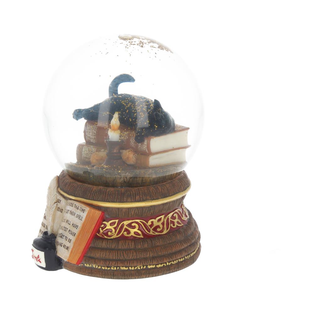 Lisa Parker Witching Hour Cat Snowglobe 11cm