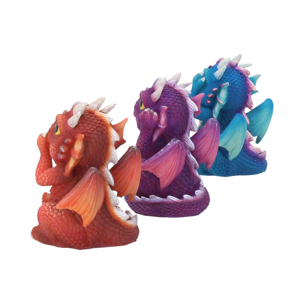 Nemesis Now Three Wise Dragonlings Figurines Dragon Ornaments 8.5cm