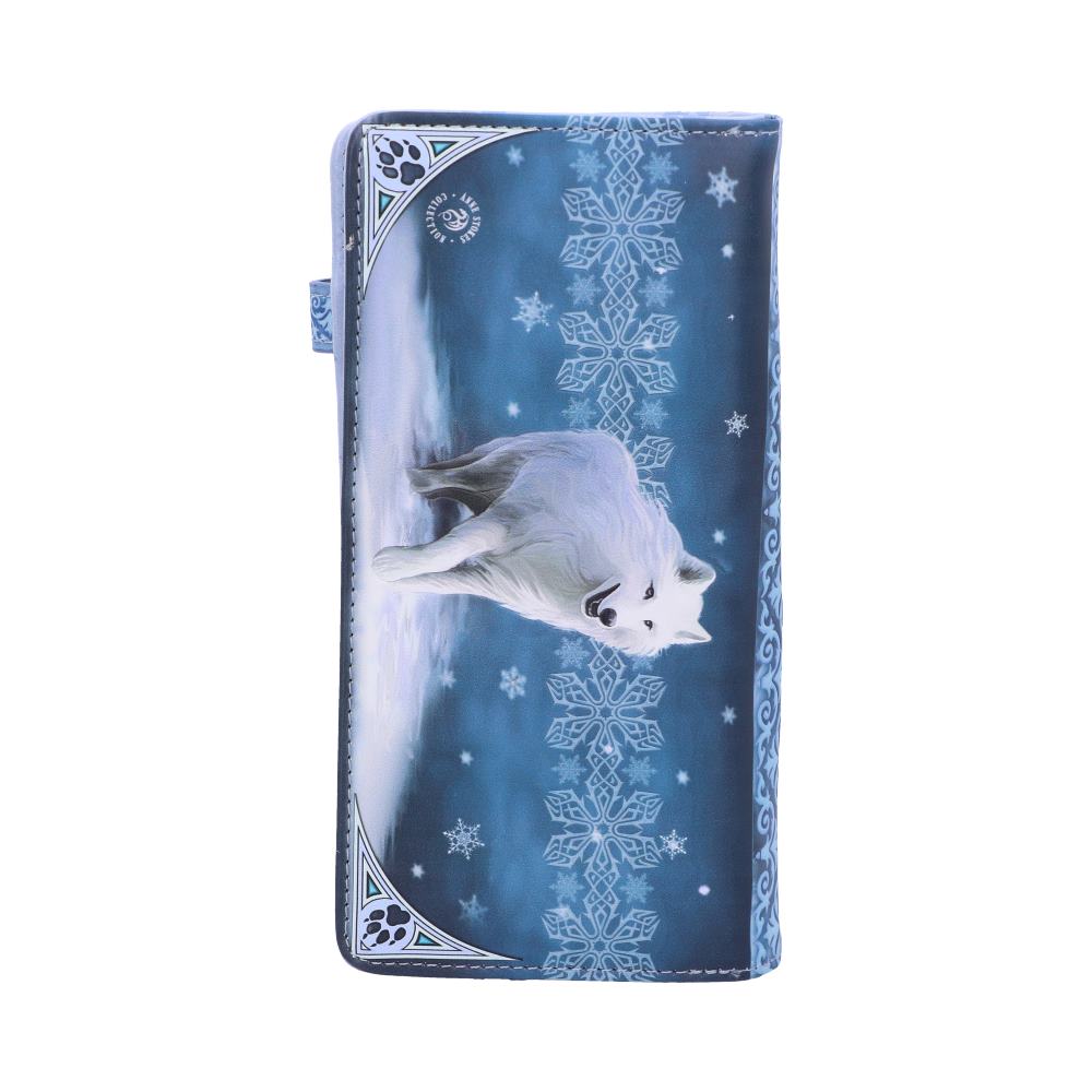 Anne Stokes Winter Guardians Wolf Embossed Purse 18.5cm