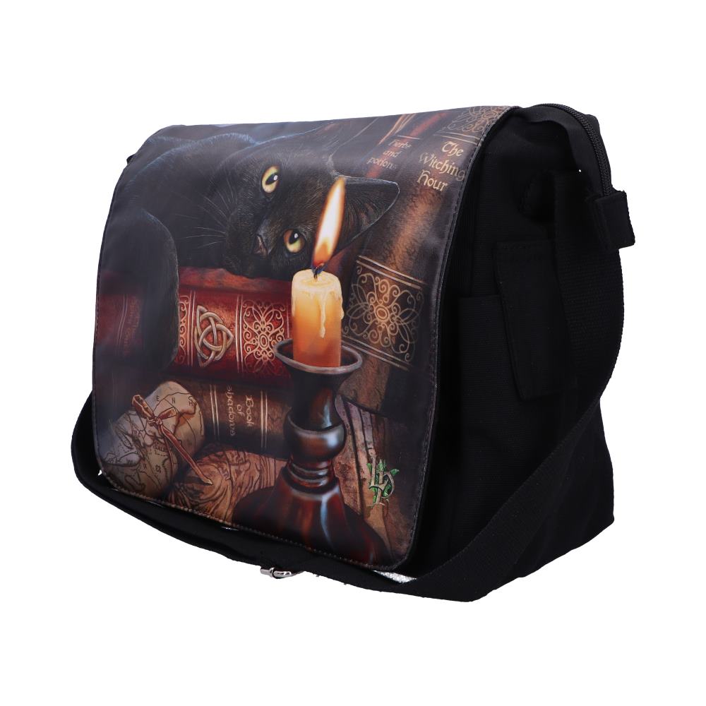 Witching Hour Cat Messenger Bag by Lisa Parker 40cm