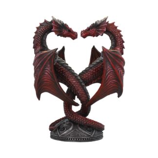 Dragon Heart Anne Stokes Valentines Edition romantic gothic candle holder 23cm