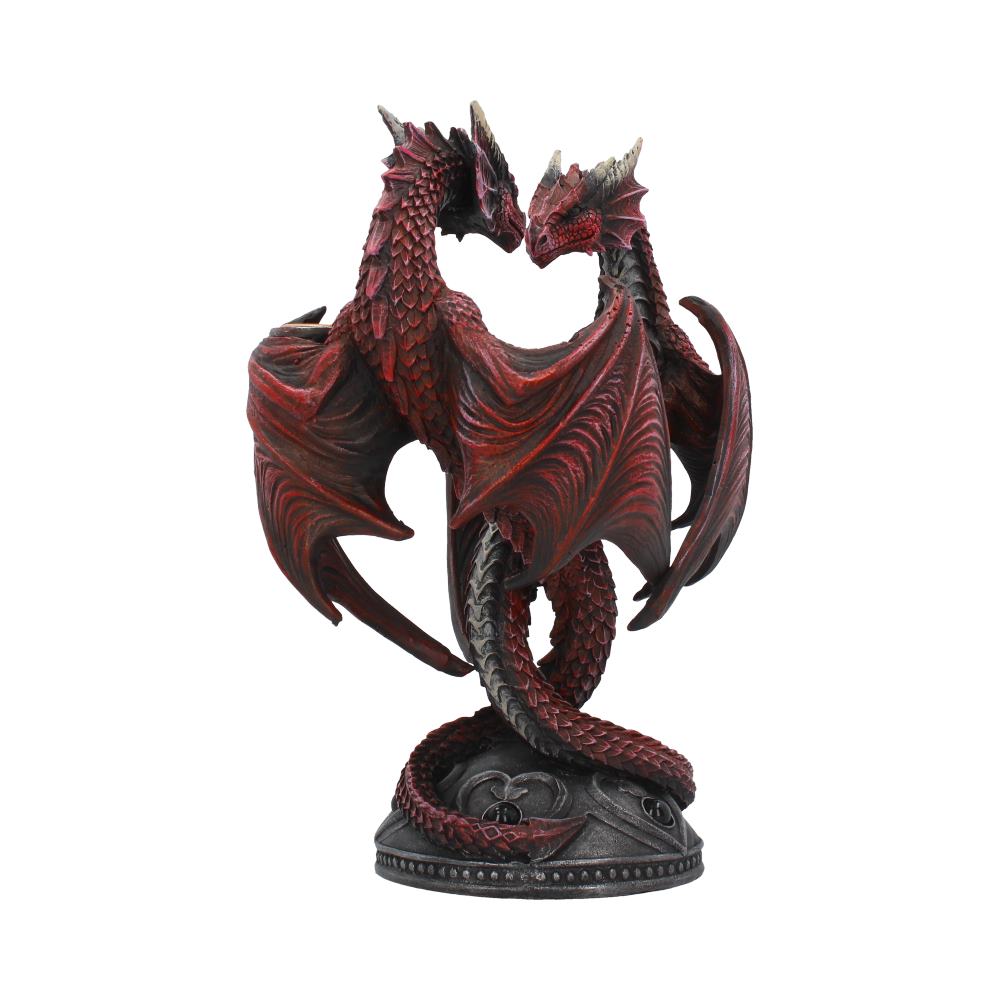 Dragon Heart Anne Stokes Valentines Edition romantic gothic candle holder 23cm