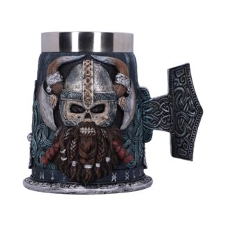 Danegeld Viking Tankard with removable stainless steel insert 18cm