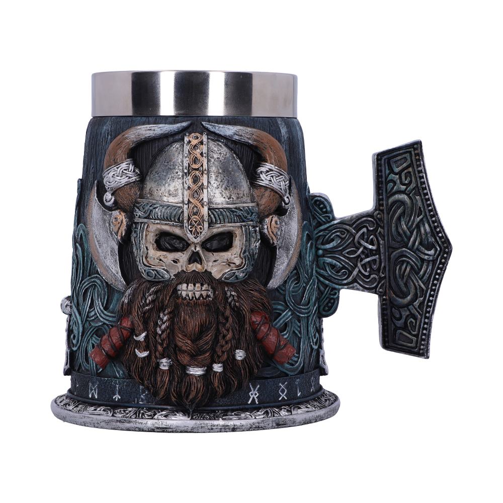 Danegeld Viking Tankard with removable stainless steel insert 18cm