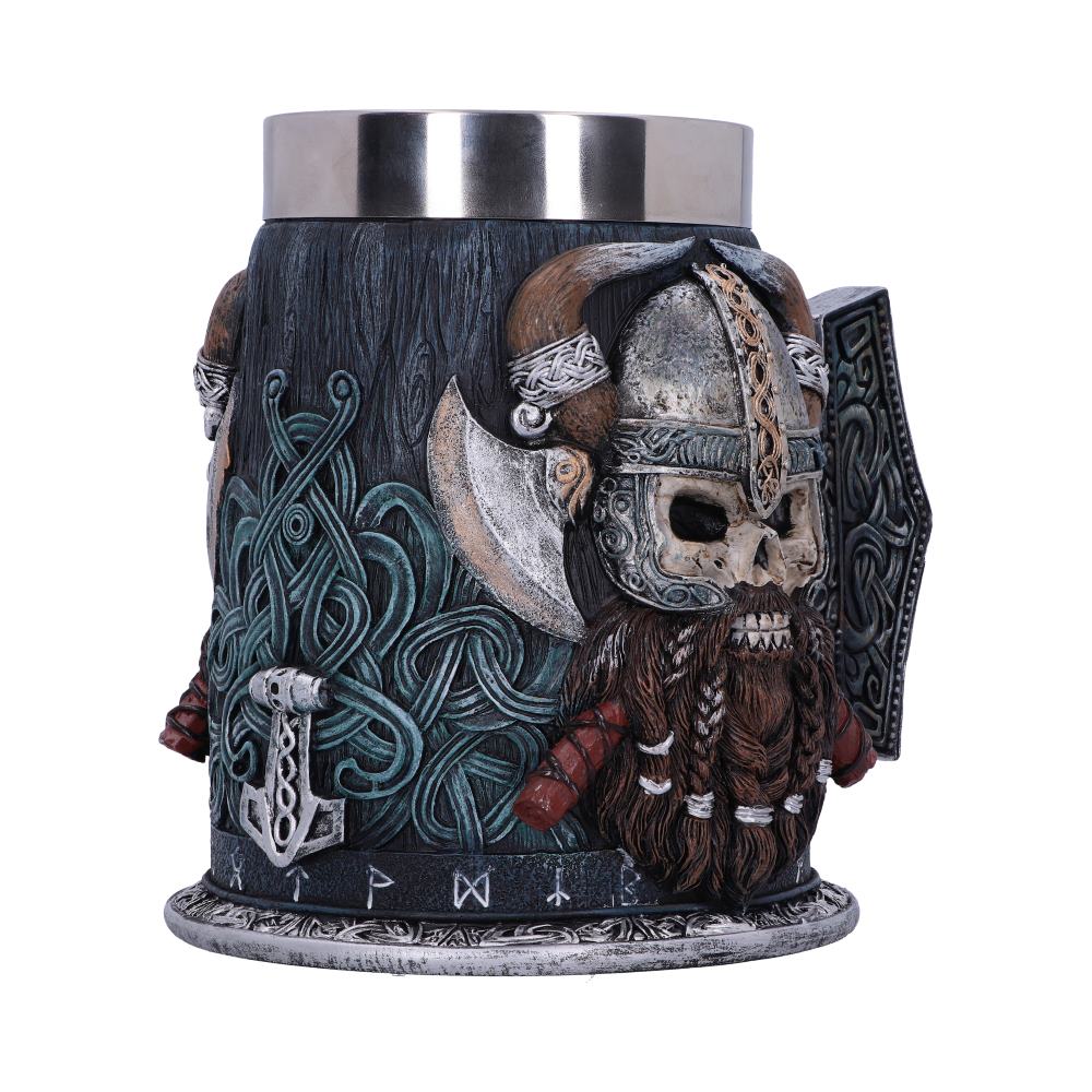 Danegeld Viking Tankard with removable stainless steel insert 18cm