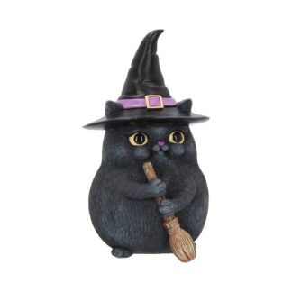 Lucky Black Cat Snapcat Ornament Filter Cute Cat Figurine 12cm