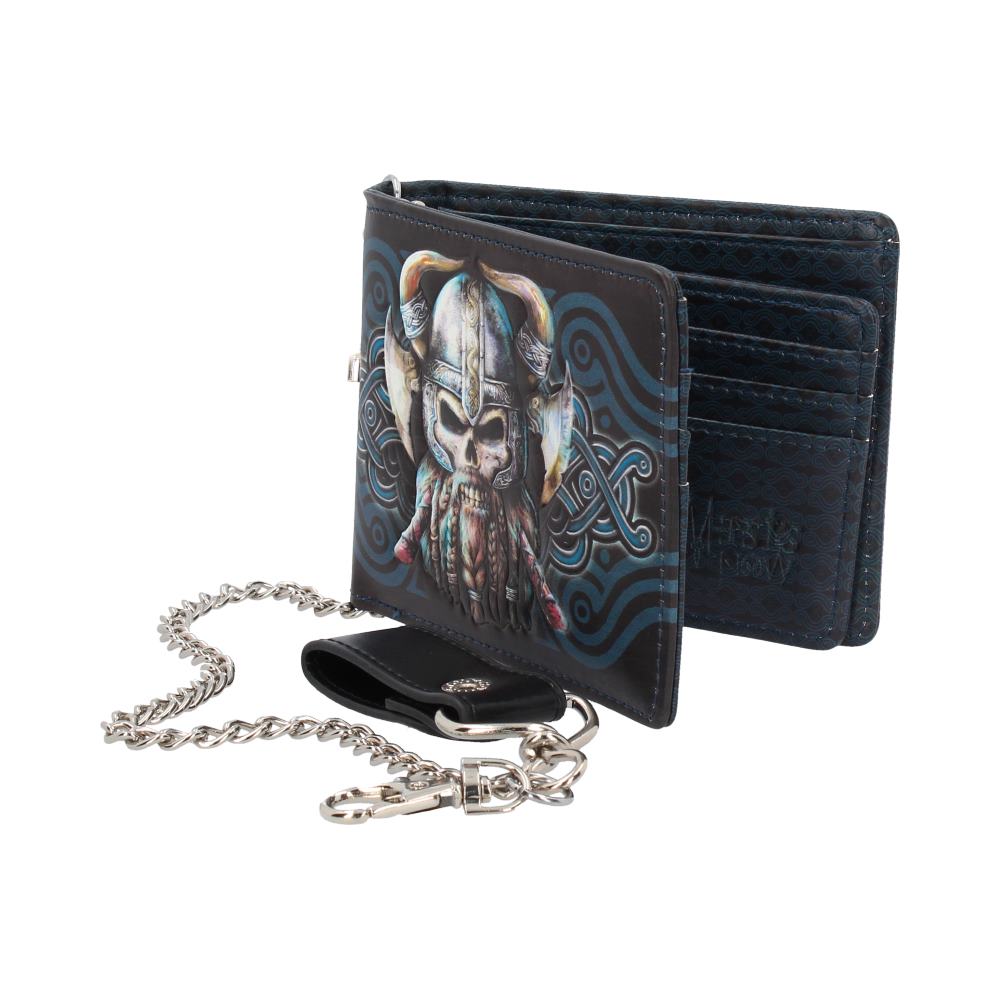 Nemesis Now Danegeld Viking Wallet with Decorative Chain Black 11cm