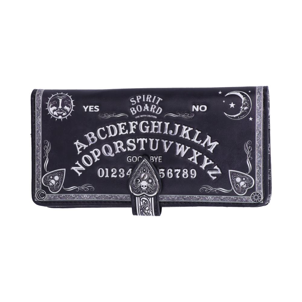 Nemesis Now Spirit Board Embossed Purse Ouija Wallet Black 18.5cm