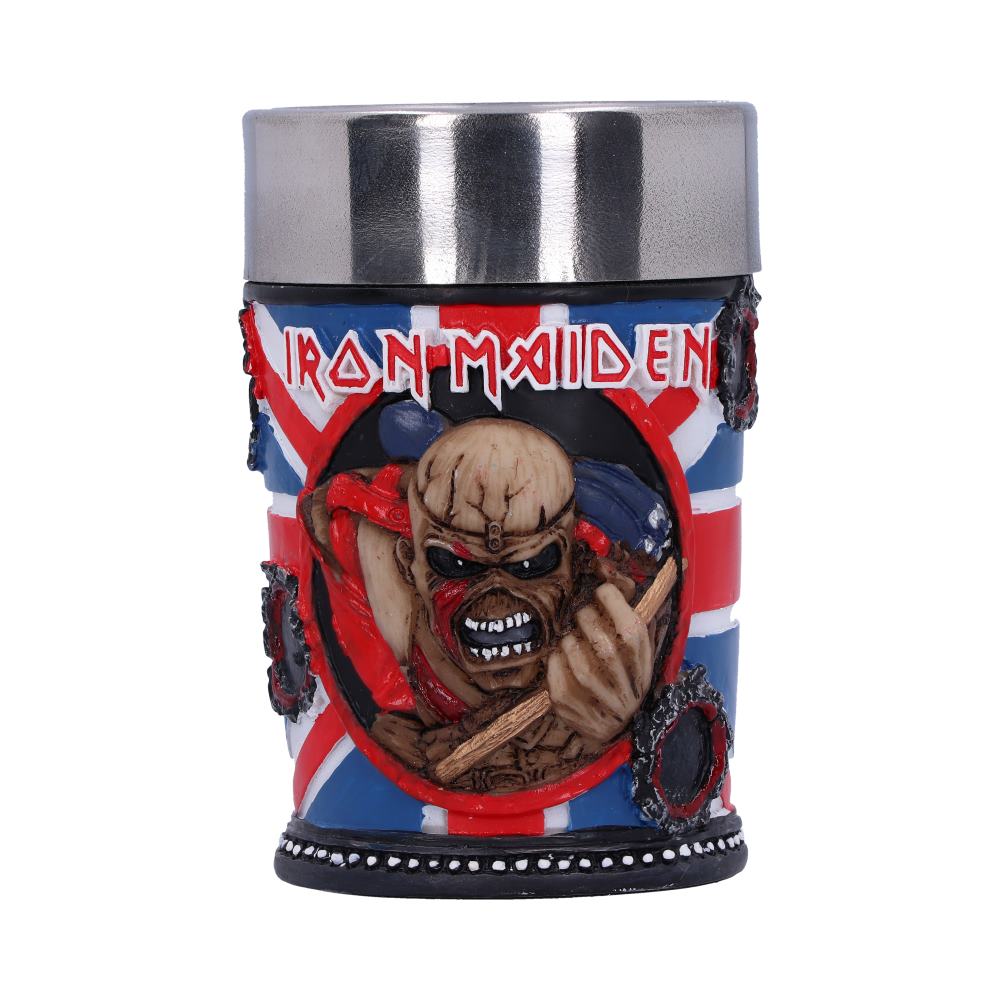 Iron Maiden Eddie The Trooper Shot Glass Officially Licensed Merchandise 7cm