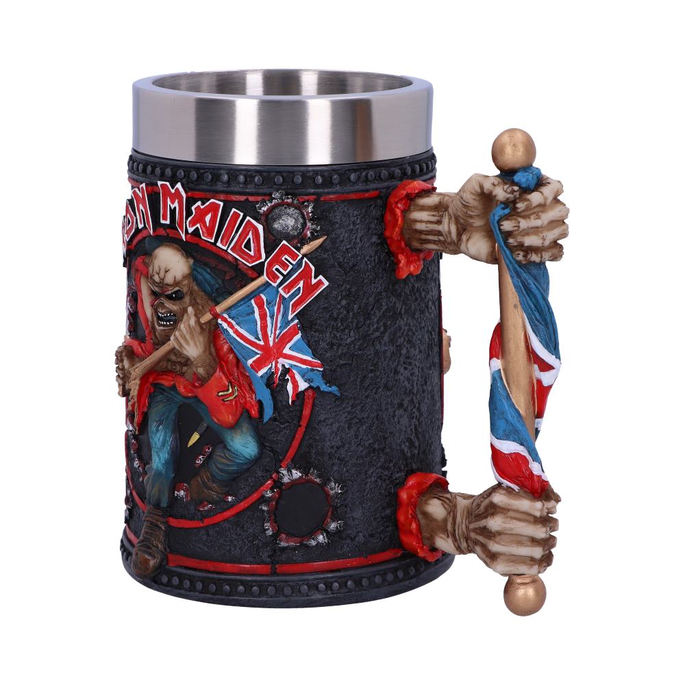 Iron Maiden Eddie The Trooper Tankard Mug Officially Licensed Merchandise 14cm