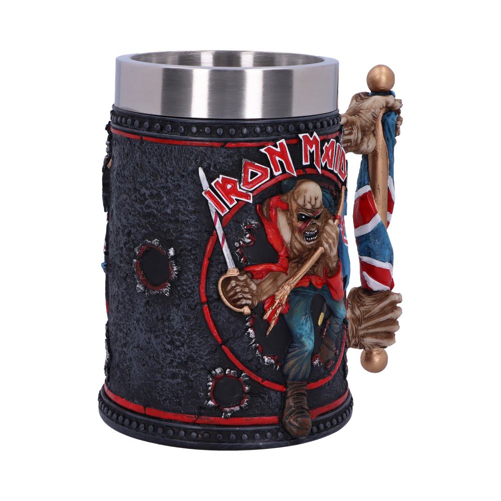 Iron Maiden Eddie The Trooper Tankard Mug Officially Licensed Merchandise 14cm