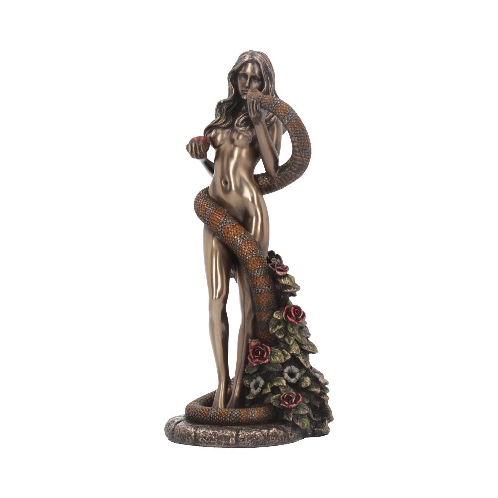 Original Sin Bronze Figurine Biblical Eve Snake Forbidden Fruit by James Ryman 20cm