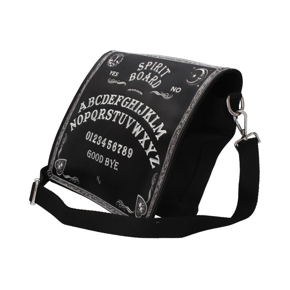 Nemesis Now Spirit Board Embossed Shoulder Tablet Bag Black 25cm