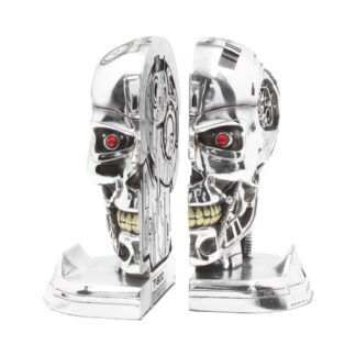 T-800 Terminator 2 Judgement Day T2 Head Bookends 18.5cm