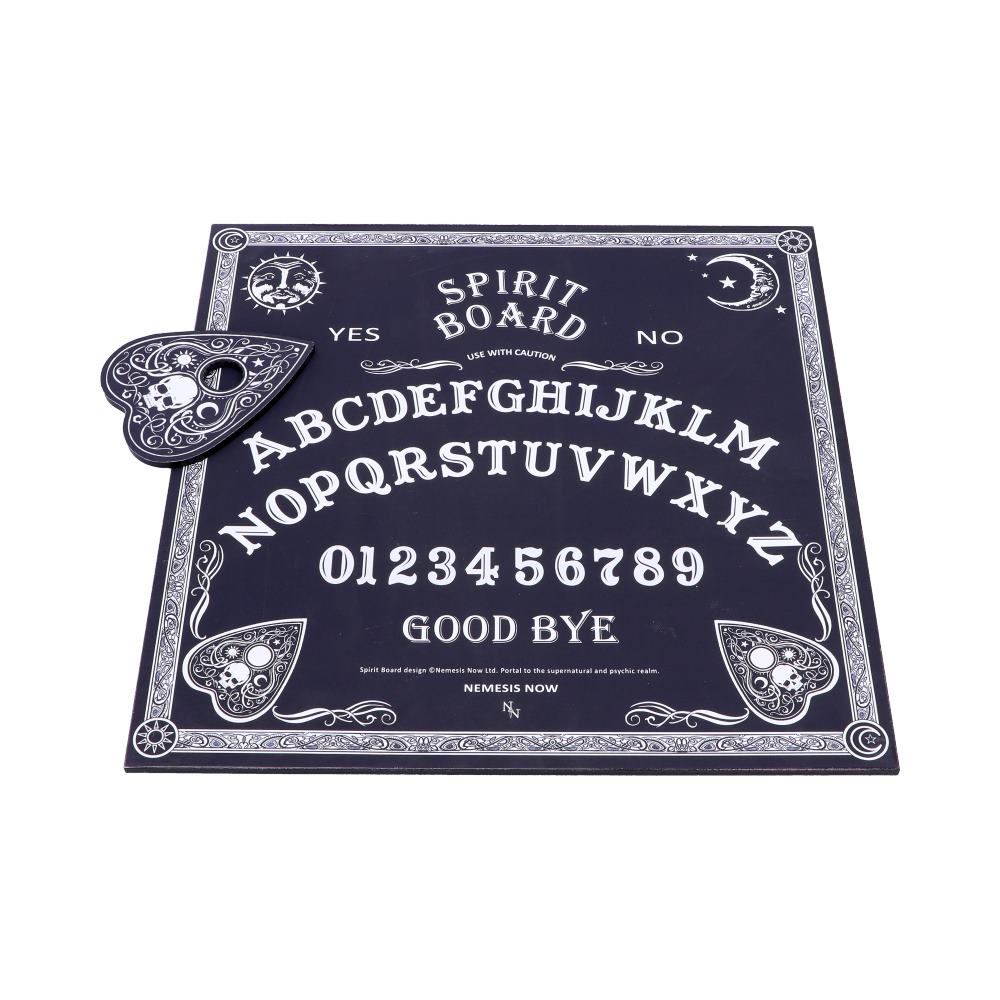 Black and White Spirit Board with Planchette 38.5cm