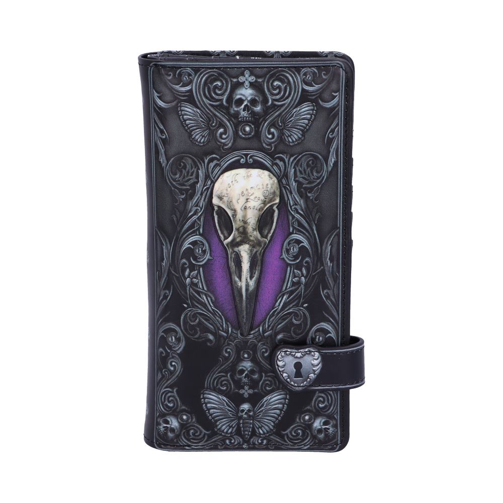Edgar Allen Poe Nevermore Raven Purse 18.5cm
