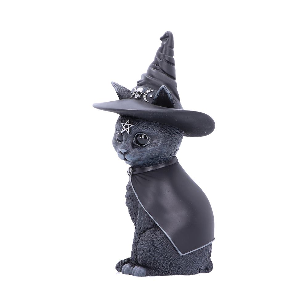 Purrah Witches Hat Occult Cat Figurine 13.5cm