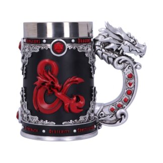 Dungeons & Dragons Fantasy Role Play Die D20 Tankard 15.5cm