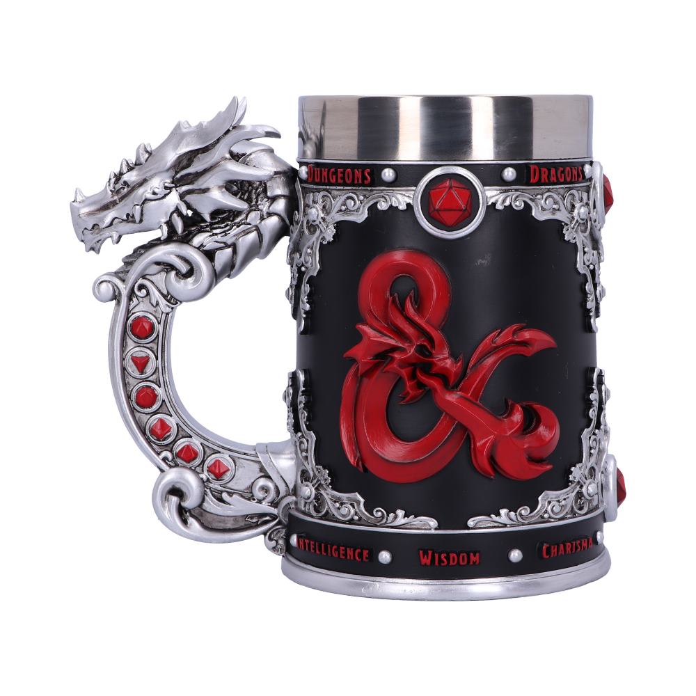 Dungeons & Dragons Fantasy Role Play Die D20 Tankard 15.5cm