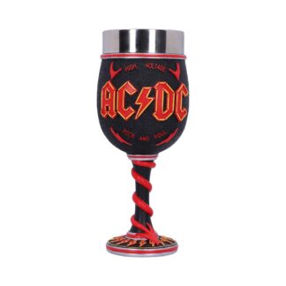 AC/DC High Voltage Rock and Roll Goblet Lighting Horns Wine Glass 19.5cm