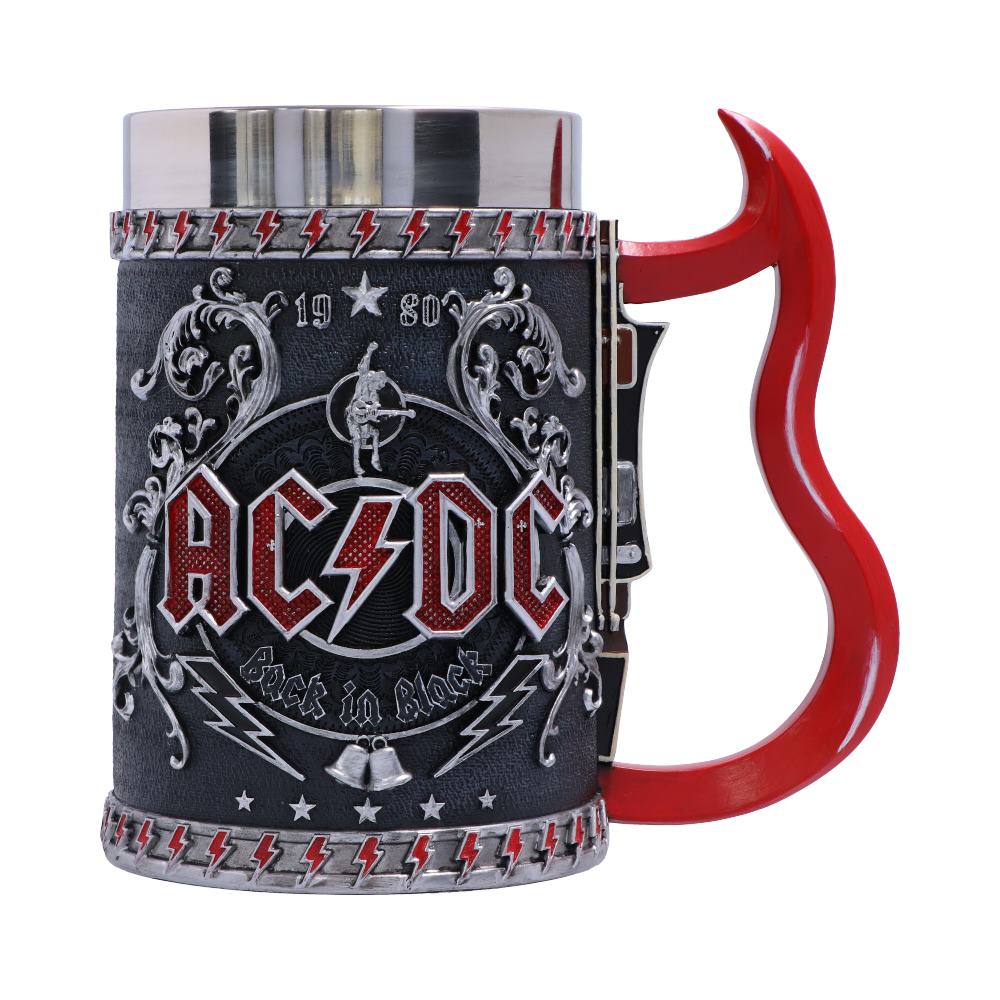 Officially licensed ACDC Back in Black Tankard Mug 16cm