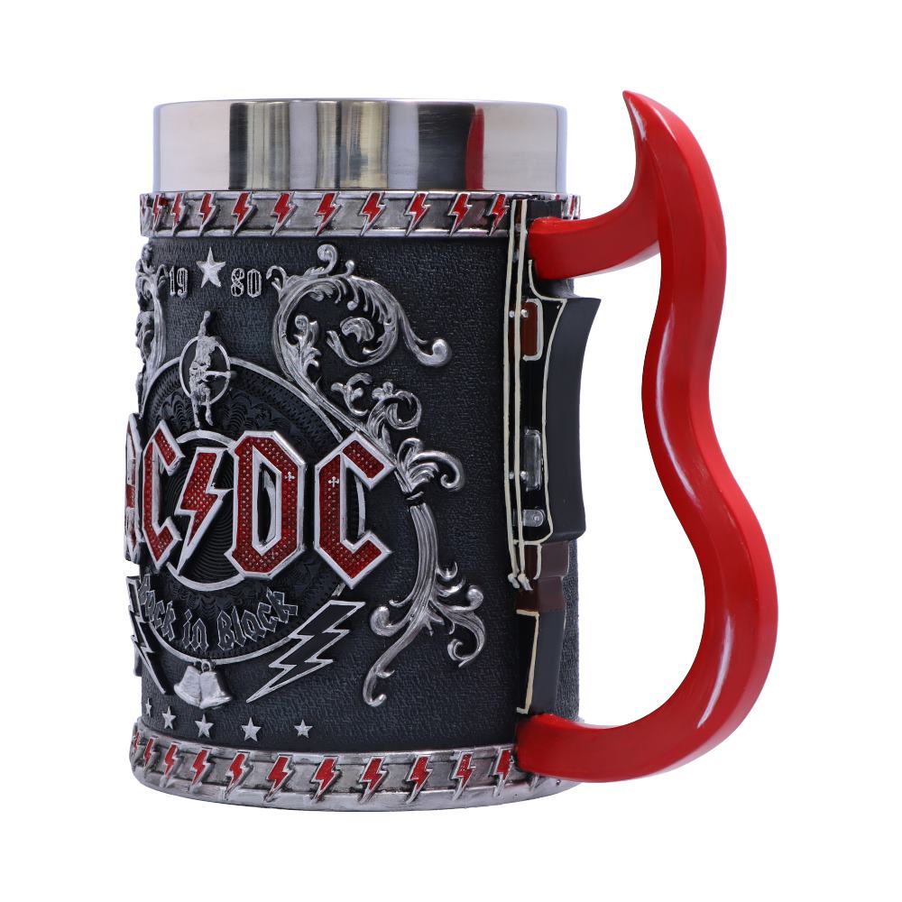 Officially licensed ACDC Back in Black Tankard Mug 16cm