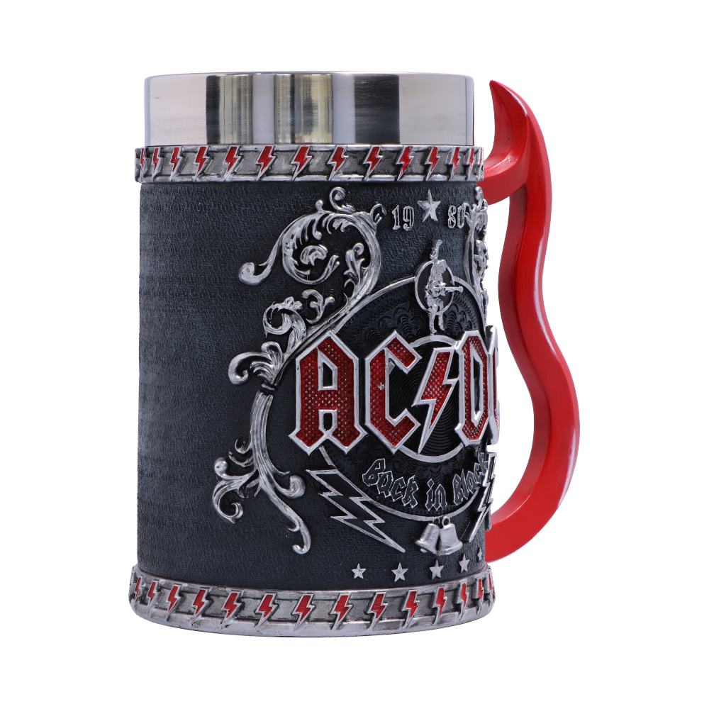 Officially licensed ACDC Back in Black Tankard Mug 16cm