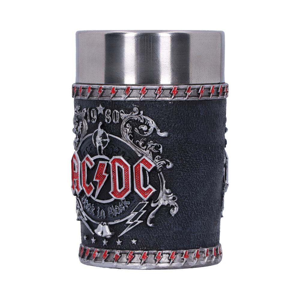 Officially licensed ACDC Back in Black Shot Glass 8.5cm