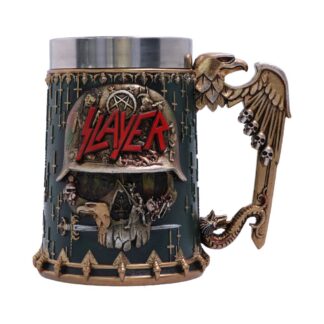 Officially Licensed Slayer Eagle Helmet Skull Logo Tankard 16.5cm
