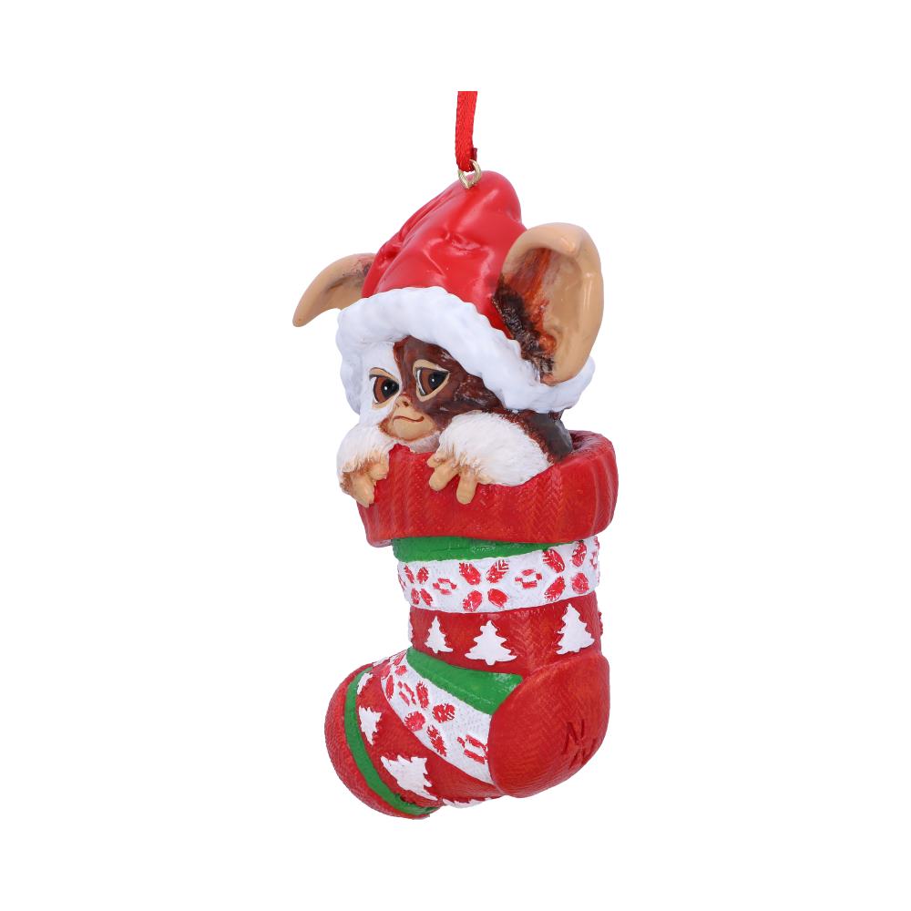 Gremlins Gizmo in Stocking Hanging Festive Decorative Ornament 12cm