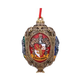 Harry Potter Four Hogwarts House Hanging Festive Decorative Ornament 9.5cm