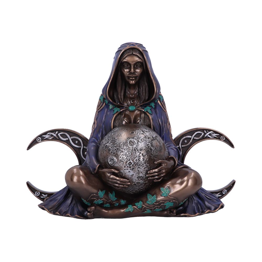 Triple Moon Goddess Bronze Statue 36cm