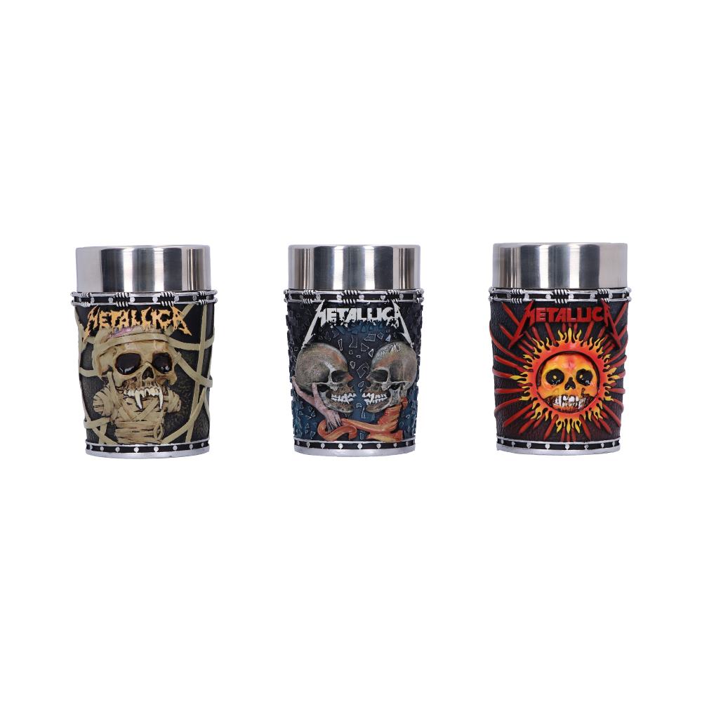Metallica Pushead Art Collectible Shot Glass set 8.5cm