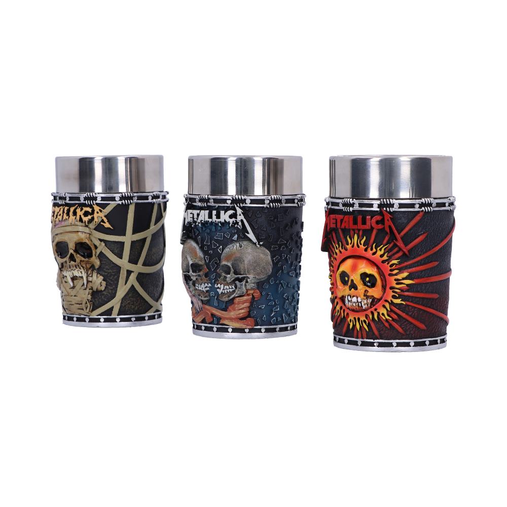 Metallica Pushead Art Collectible Shot Glass set 8.5cm