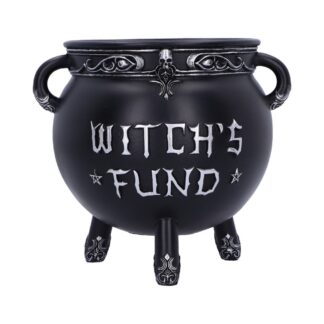 Witch's Fund Cauldron Money Box 16.5cm