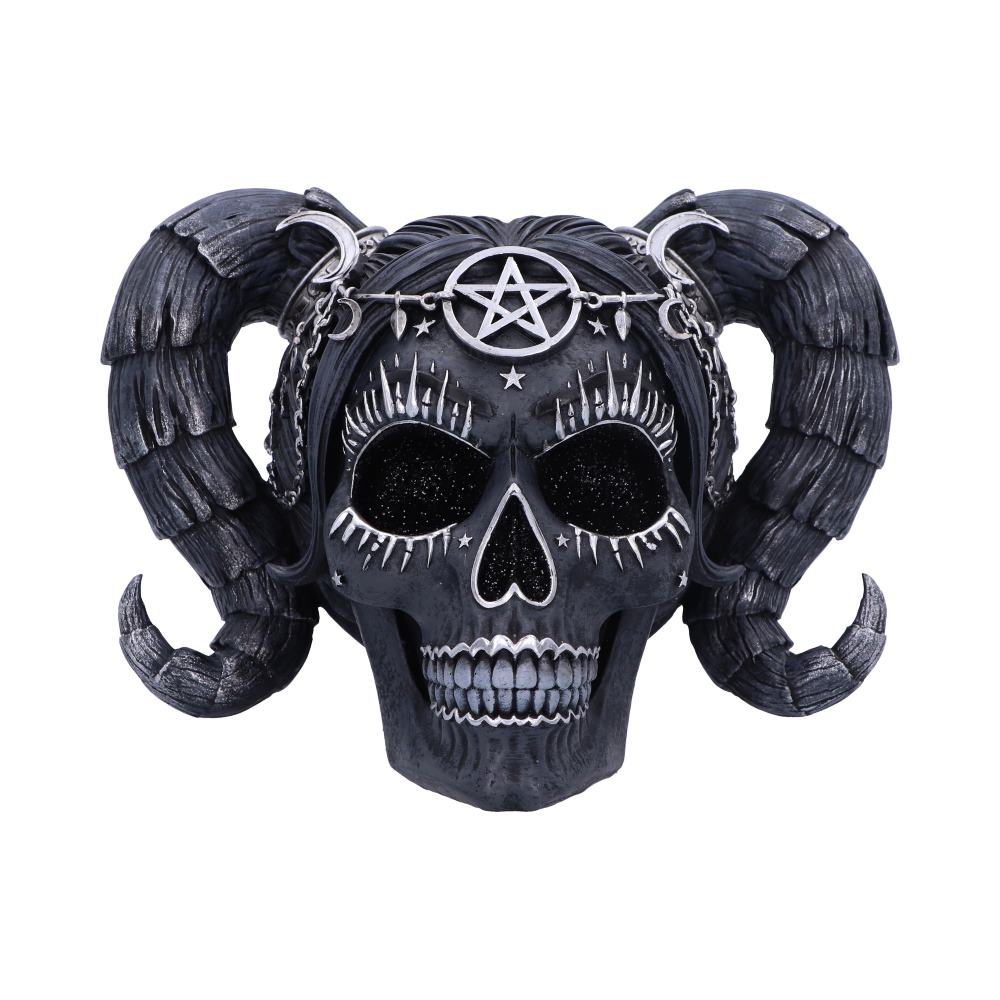Drop Dead Gorgeous - Solve and Coagula Baphomet Doll Skull 20.5cm