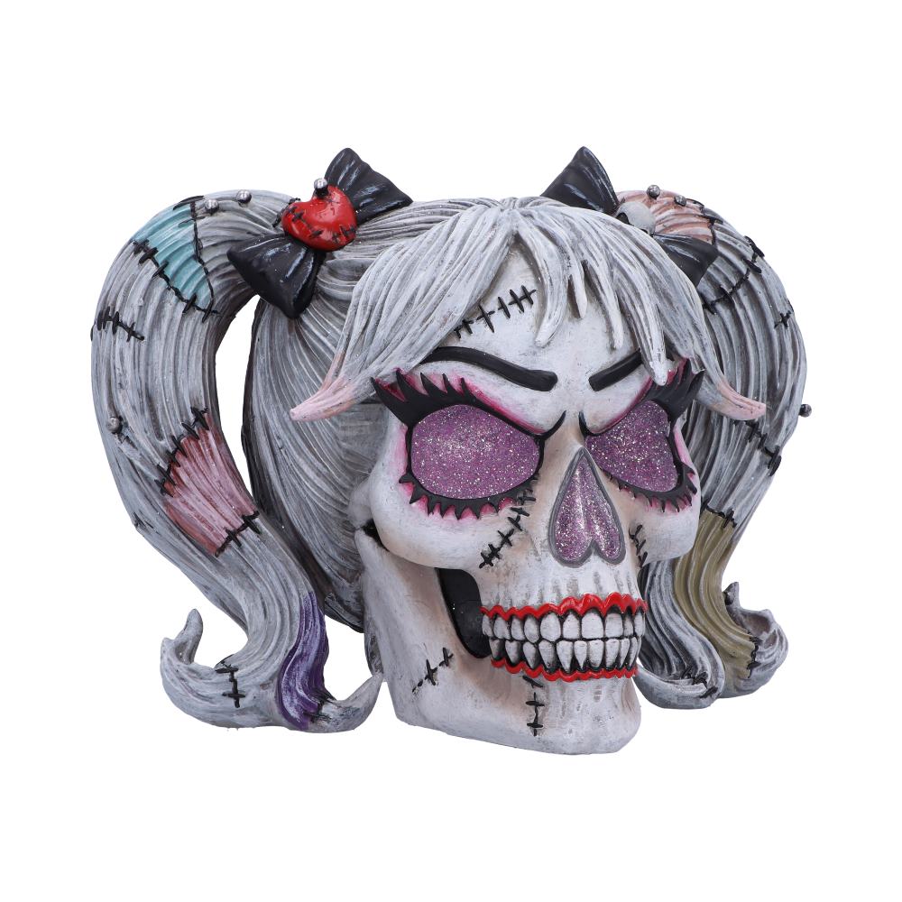 Drop Dead Gorgeous - Pins and Needles Franken-doll Skull 20.5cm