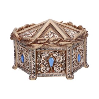 Gold Detailed Pandora's Trinket Box 16.5cm