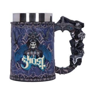 Ghost Papa Emeritus Evolution Tankard in Blue 18.5cm