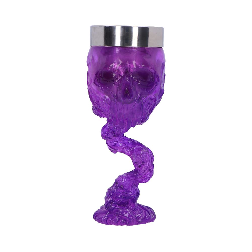 Soul Spirit Clear Purple Skull Goblet 19.3cm